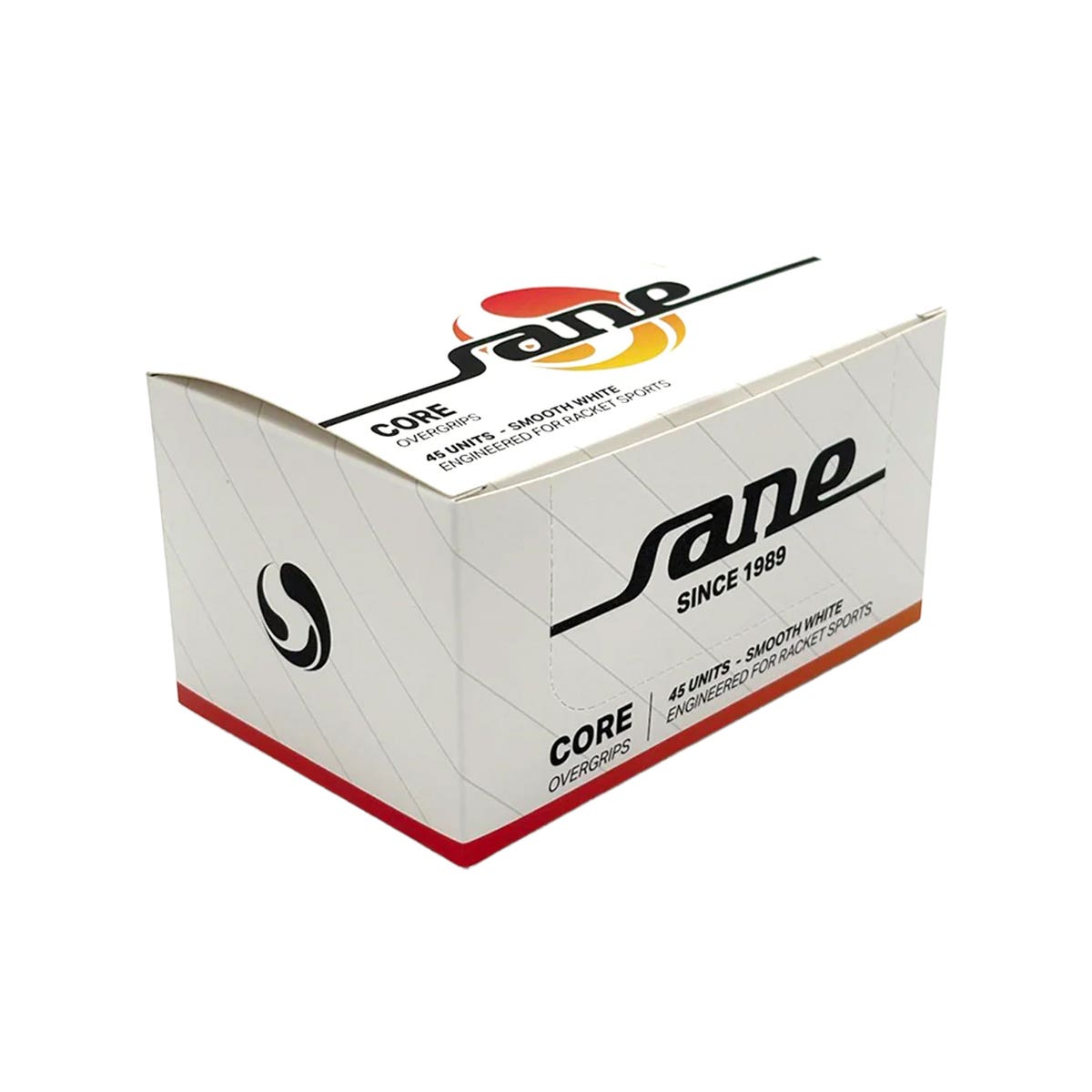 CAJA DE 45 OVEGRIPS SANE CORE LISOS BLANCOS
