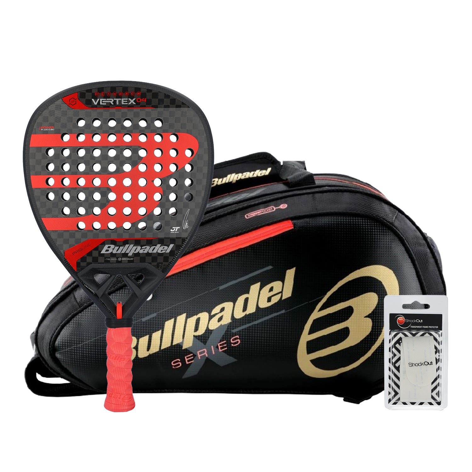 PACK BULLPADEL VERTEX 04 PALETERO BULLPADEL AVANT S GOLD