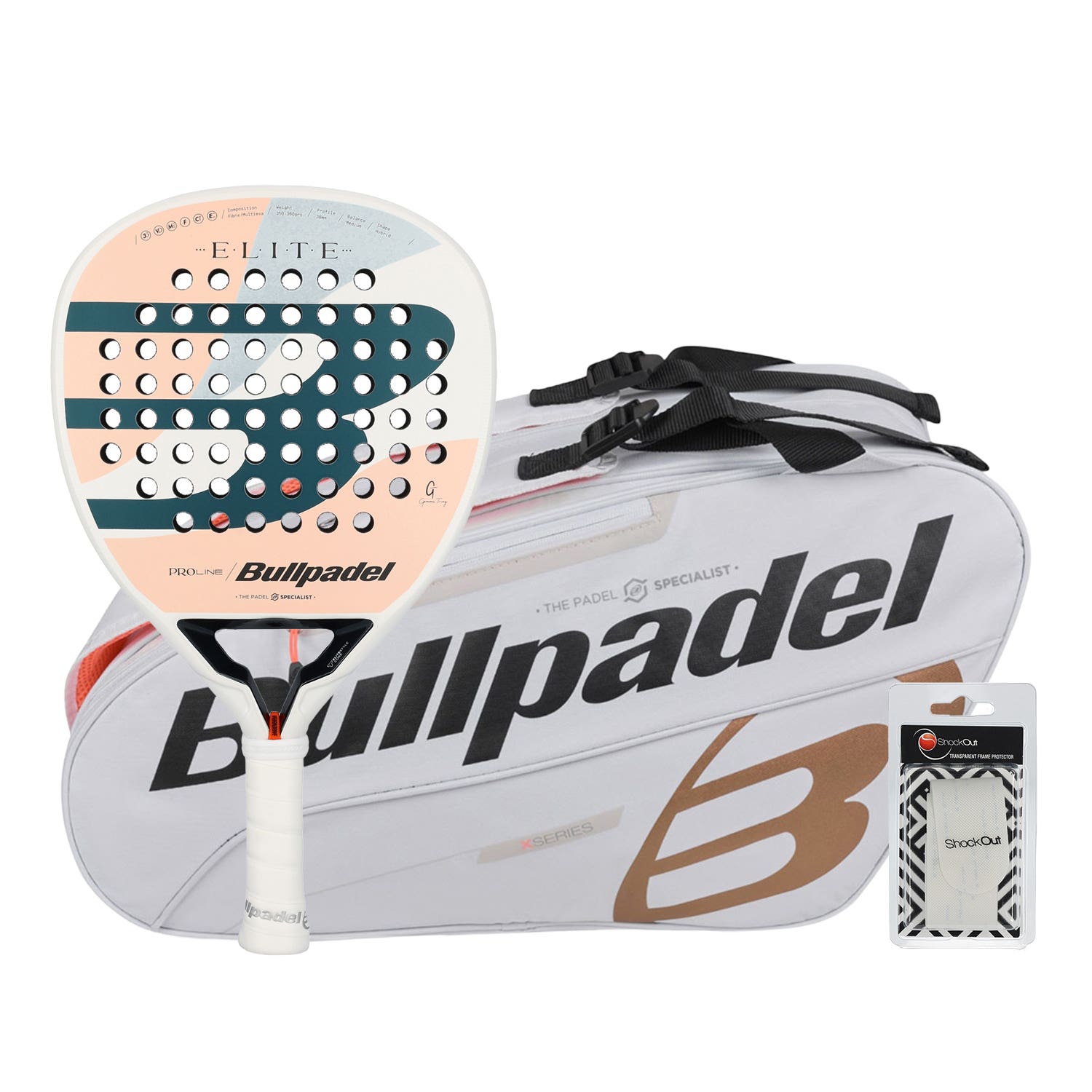 PACK BULLPADEL ELITE WOMAN PALETERO BULLPADEL TOUR