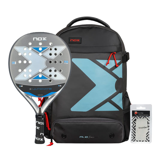 PACK NOX ULTIMATE GRIS AZUL + MOCHILA NOX ML10 TEAM