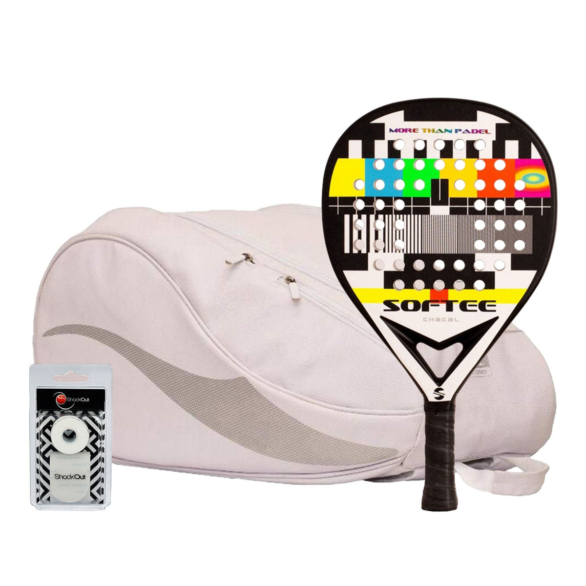 PACK SOFTEE CHACAL + PALETERO SOFTEE CAR BLANCO