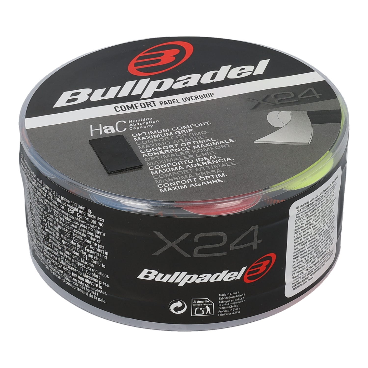 CUBO 24 OVERGRIPS BULLPADEL COMFORT HAC GB1605
