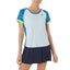 CAMISETA ASICS WOMEN COURT GRAPHIC SS TOP 2042A258 MUJER AZUL