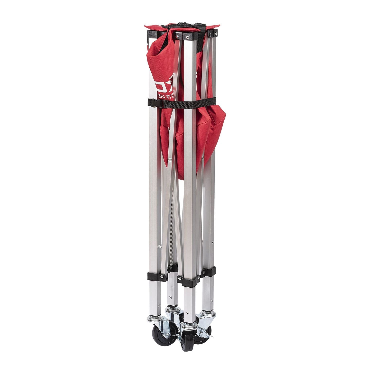 CESTO PLEGABLE CON RUEDAS NOX ROJO