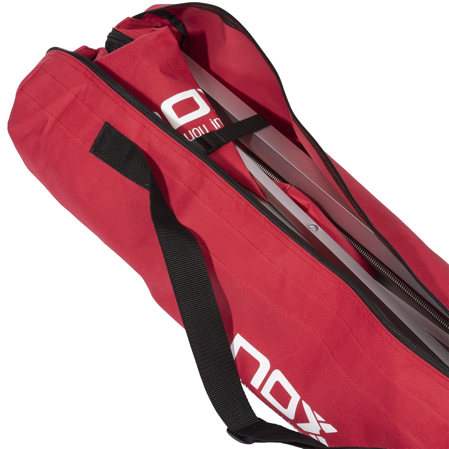 CESTO PLEGABLE CON RUEDAS NOX ROJO