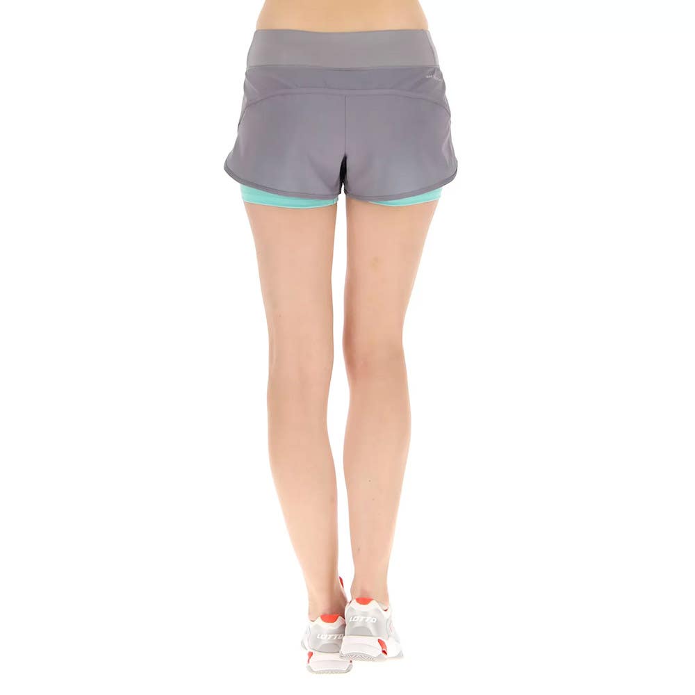 FALDA LOTTO TOP IV PLATA MUJER