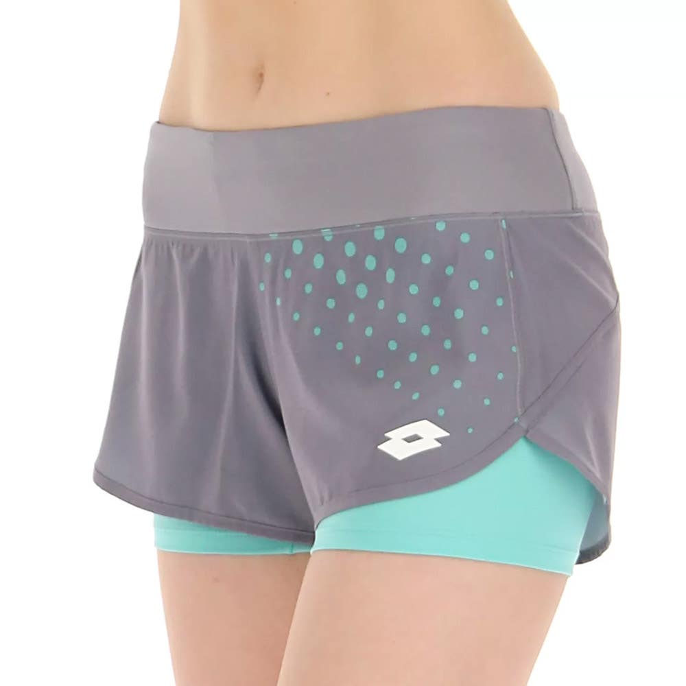 FALDA LOTTO TOP IV PLATA MUJER