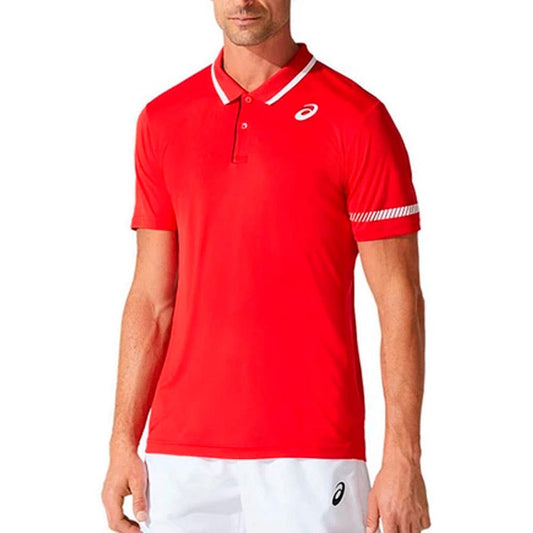 CAMISETA ASICS COURT M 2041A138 ROJO