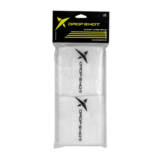 MUÑEQUERA CORTA DROP SHOT BLANCO