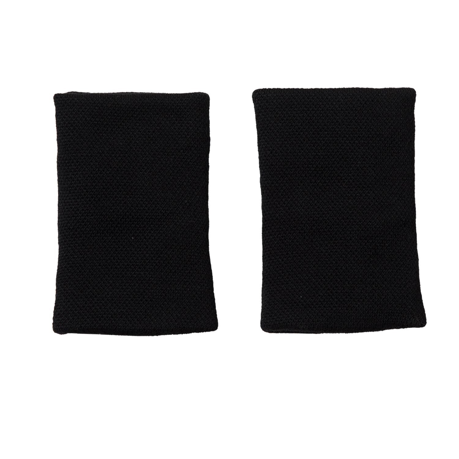 PAR MUÑEQUERAS ADIDAS LARGAS NEGRO