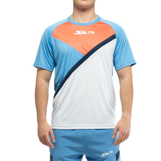 CAMISETA SIUX COLOR BLOCK BLANCO/NARANJA