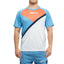 CAMISETA SIUX COLOR BLOCK BLANCO/NARANJA