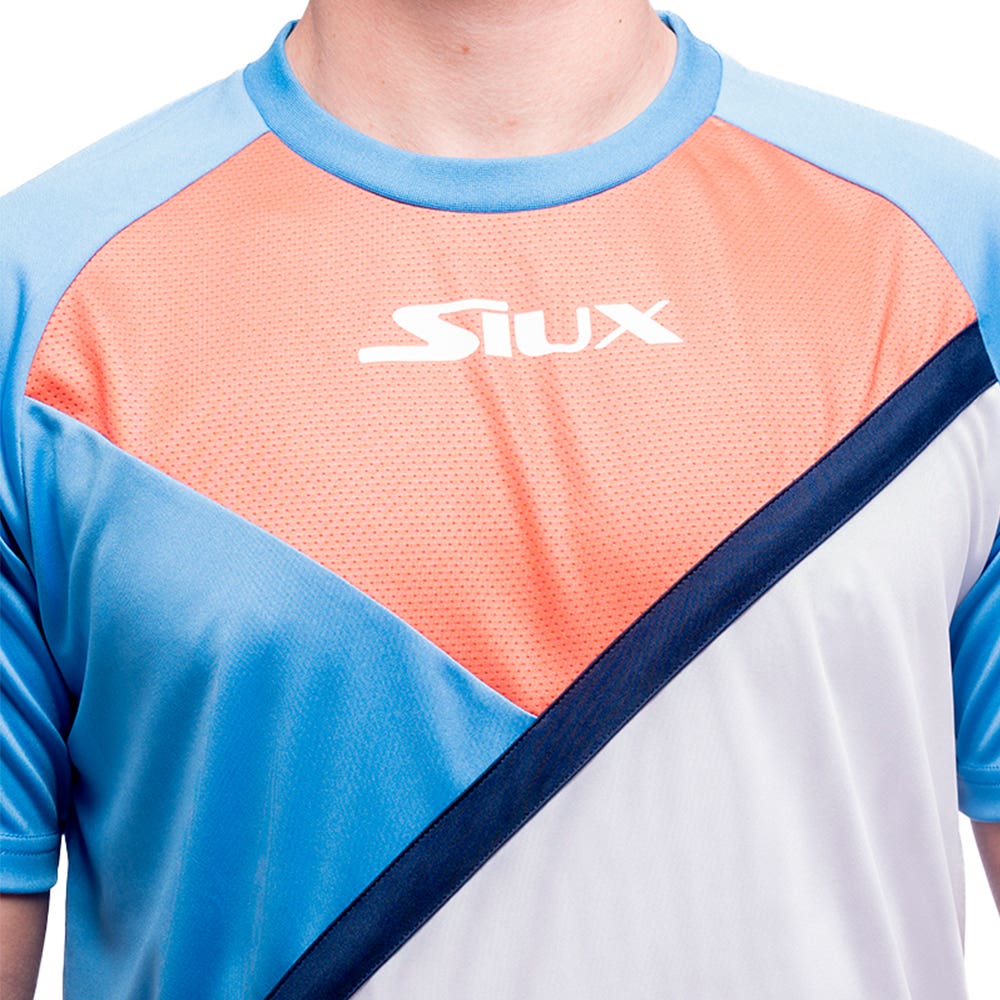 CAMISETA SIUX COLOR BLOCK BLANCO/NARANJA