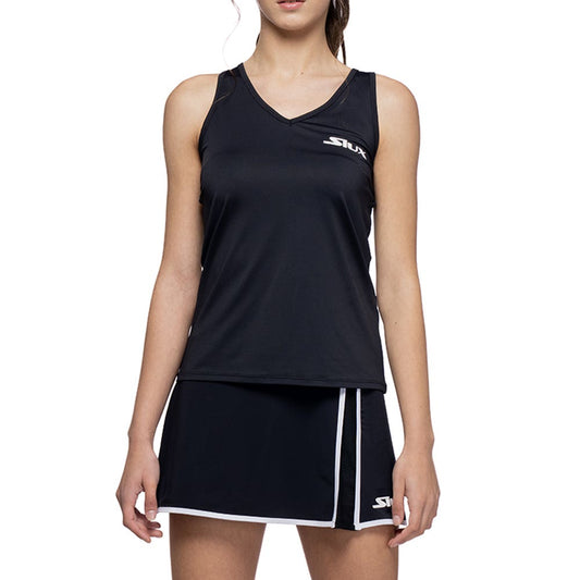 CAMISETA SIN MANGAS SIUX MUJER NEGRO