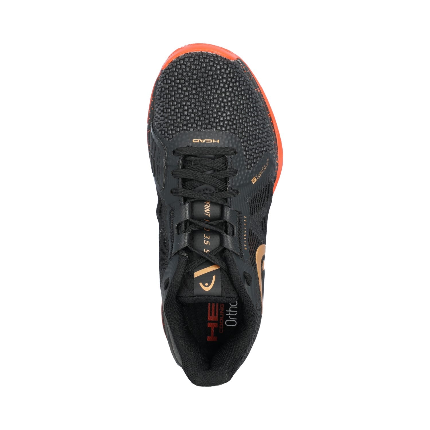 HEAD SPRINT PRO 3.5 SF CLAY NEGRO NARANJA 273012 BKOR