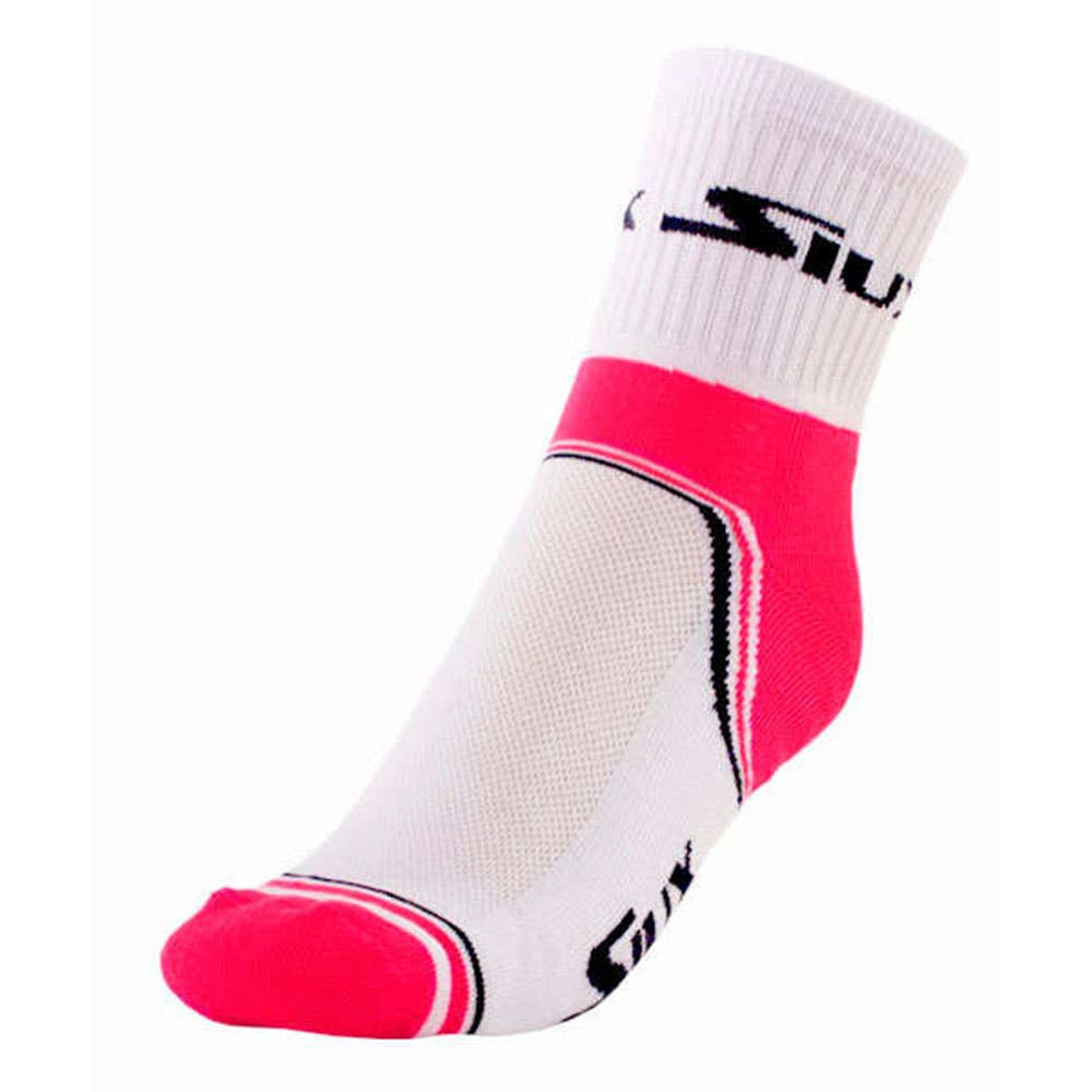 CALCETINES SIUX BLANCOS ROSA FLUORESCENTE