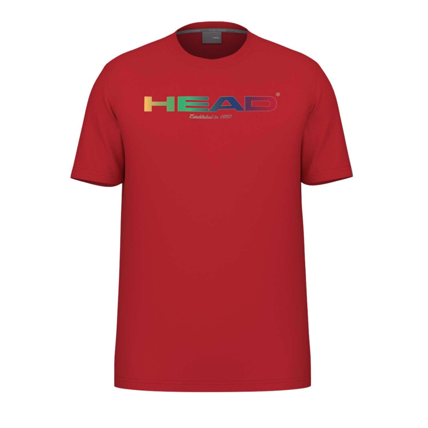CAMISETA HEAD RAINBOW MEN 811644 ROJO