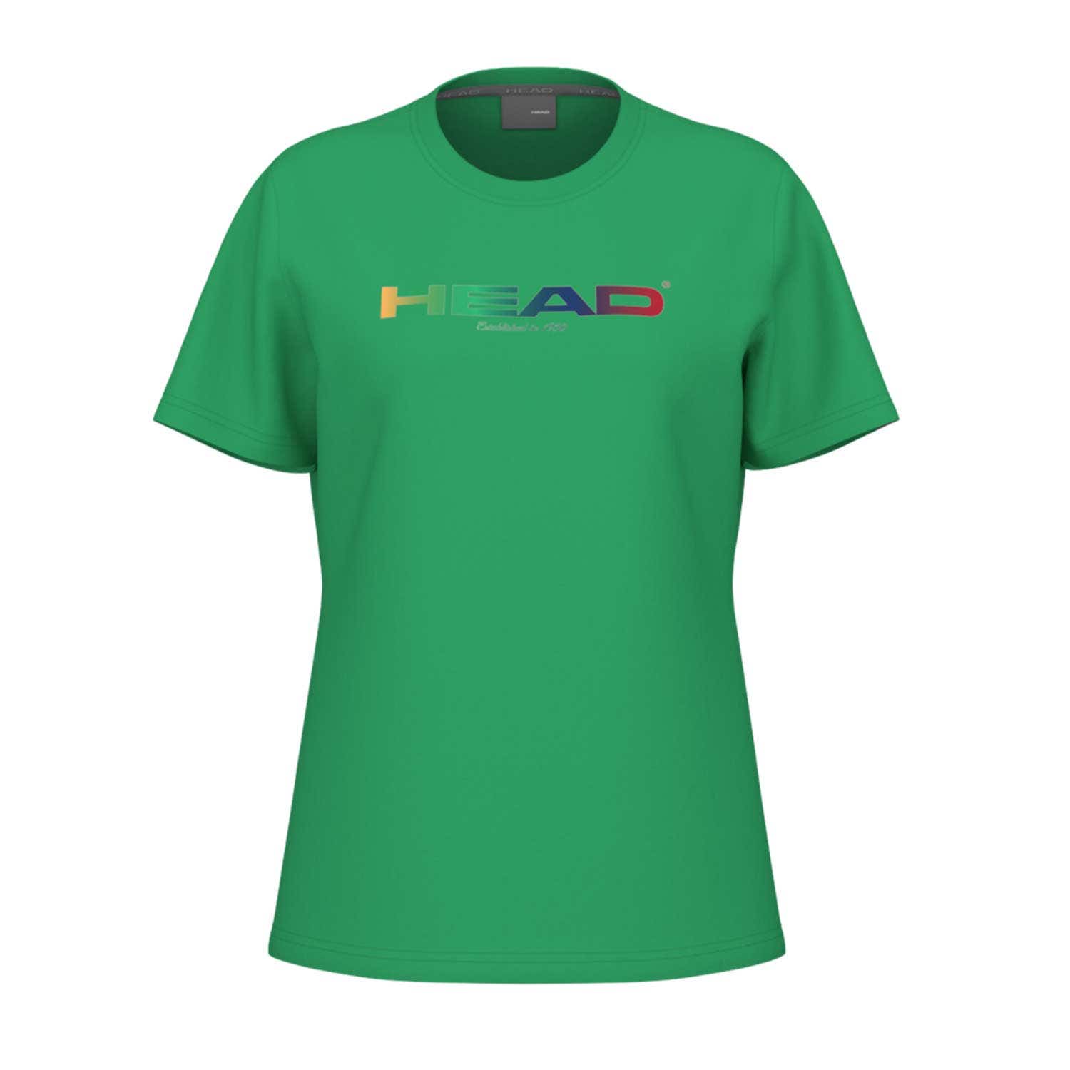 CAMISETA HEAD RAINBOW T-SHIRT MUJER VERDE