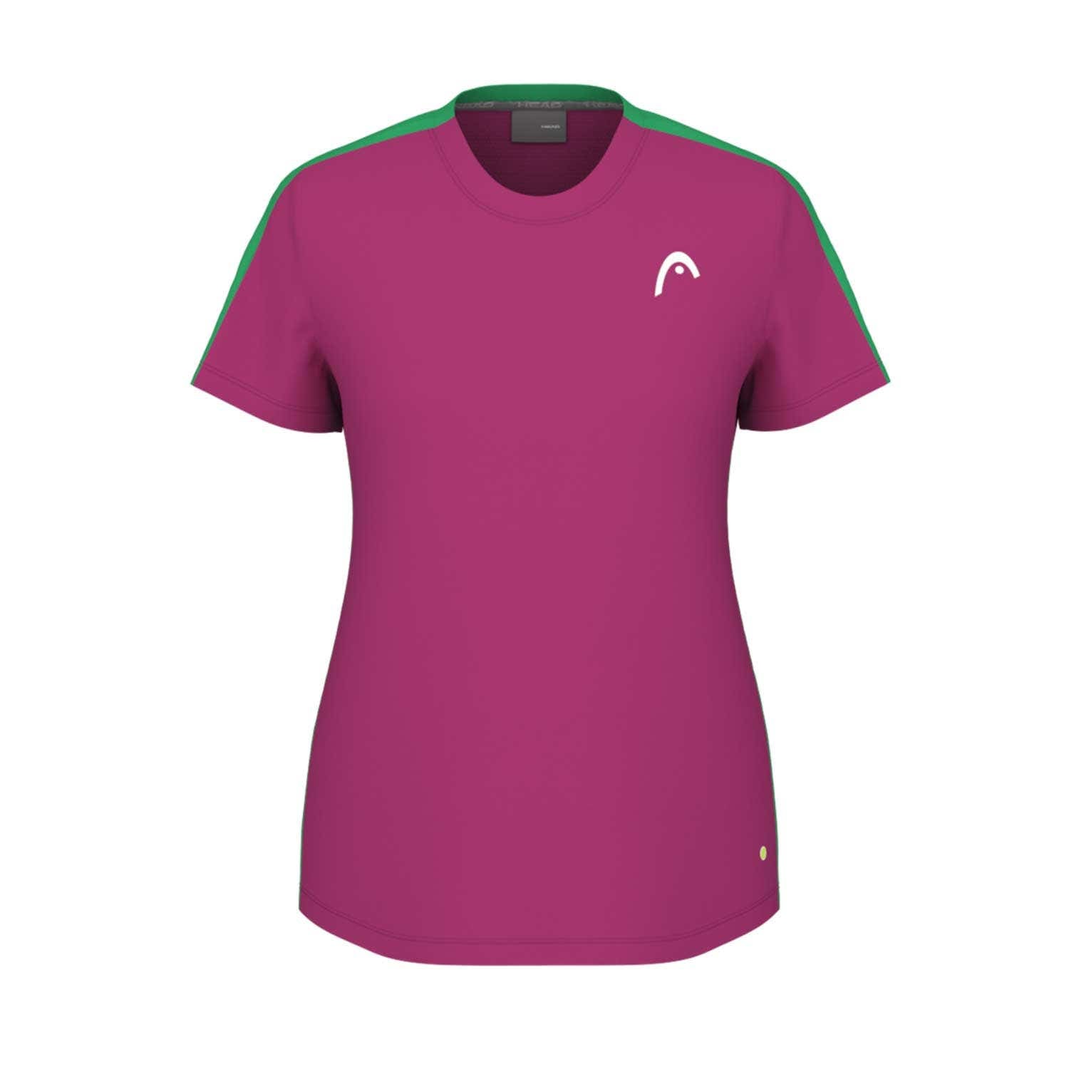 CAMISETA HEAD TIE-BREAK T-SHIRT 814644 MUJER ROSA