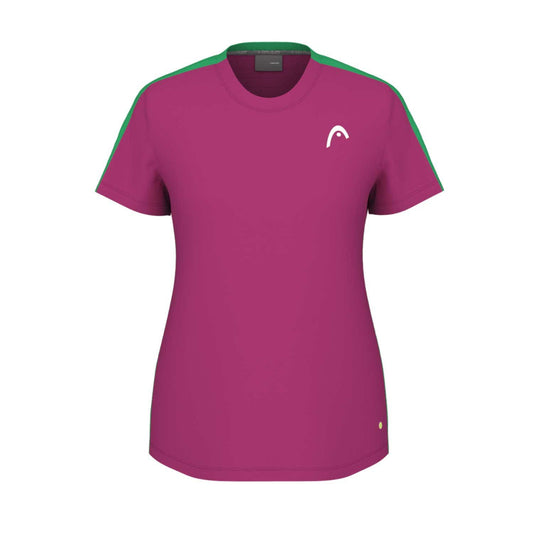 CAMISETA HEAD TIE-BREAK T-SHIRT 814644 MUJER ROSA