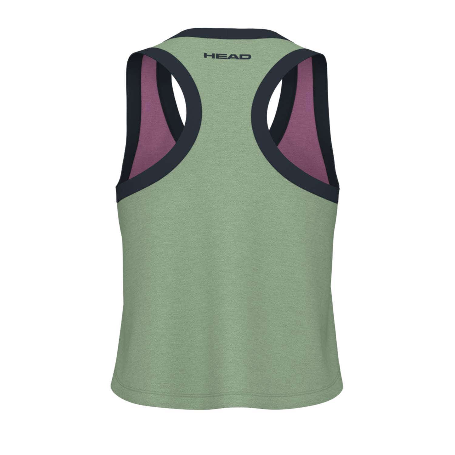 CAMISETA HEAD PLAY CROP TOP MUJER MORADO