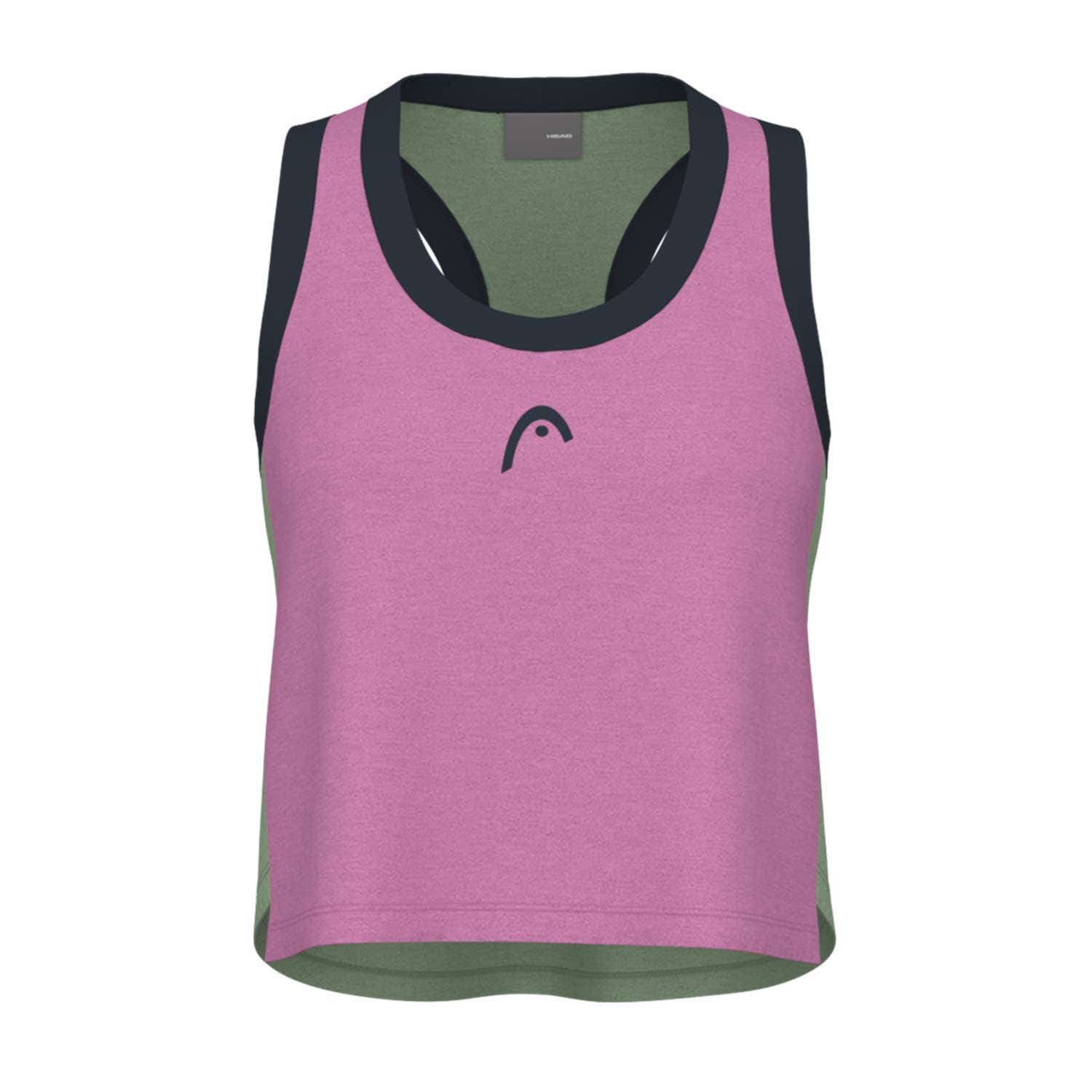 CAMISETA HEAD PLAY CROP TOP MUJER MORADO