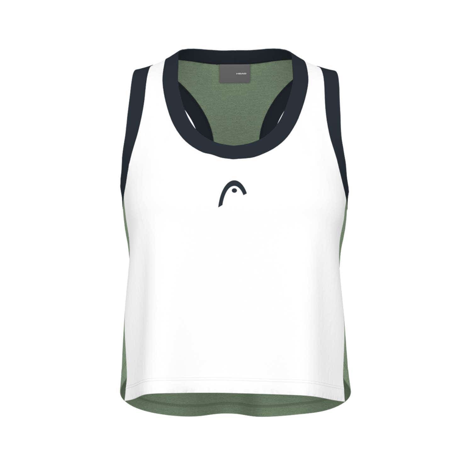 CAMISETA HEAD PLAY CROP TOP MUJER BLANCO