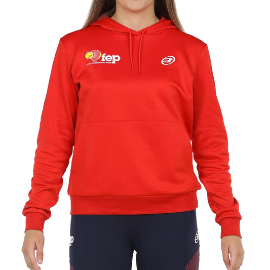 SUDADERA BULLPADEL EVOCA ROJO