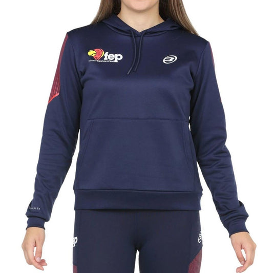 SUDADERA BULLPADEL EVOCA AZUL