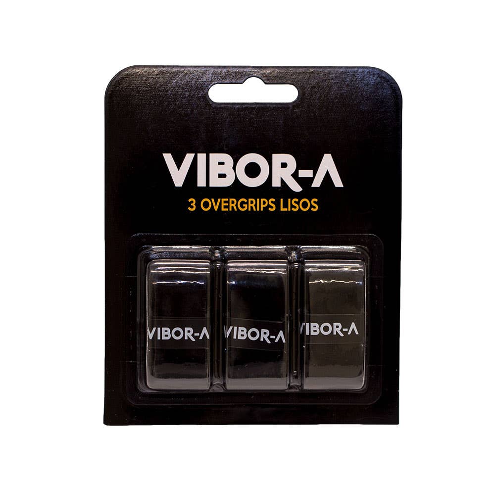 BLISTER OVERGRIPS VIBORA PRO X3 LISO NEGRO
