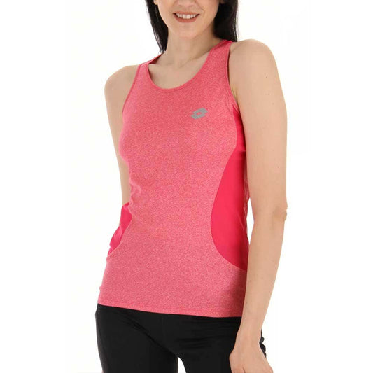 CAMISETA LOTTO RUN FIT W TANK MEL 217383 ROSA