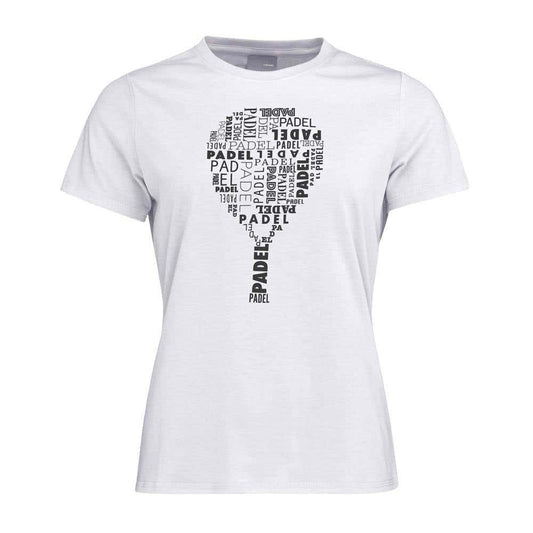CAMISETA HEAD PADEL TYPO W 814522 ROSA