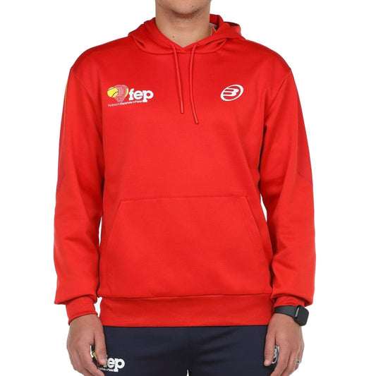 SUDADERA BULLPADEL ENRIO ROJO