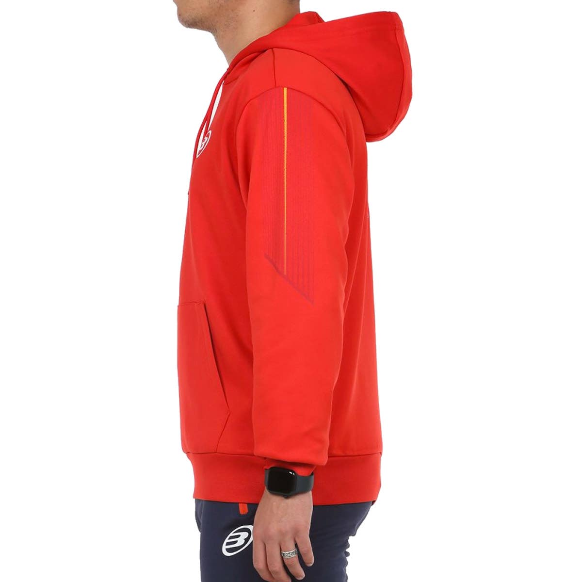 SUDADERA BULLPADEL ENRIO ROJO