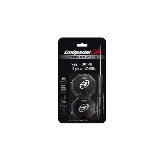 BULLPADEL GRIP CUSTOM WEIGHT NEGRO