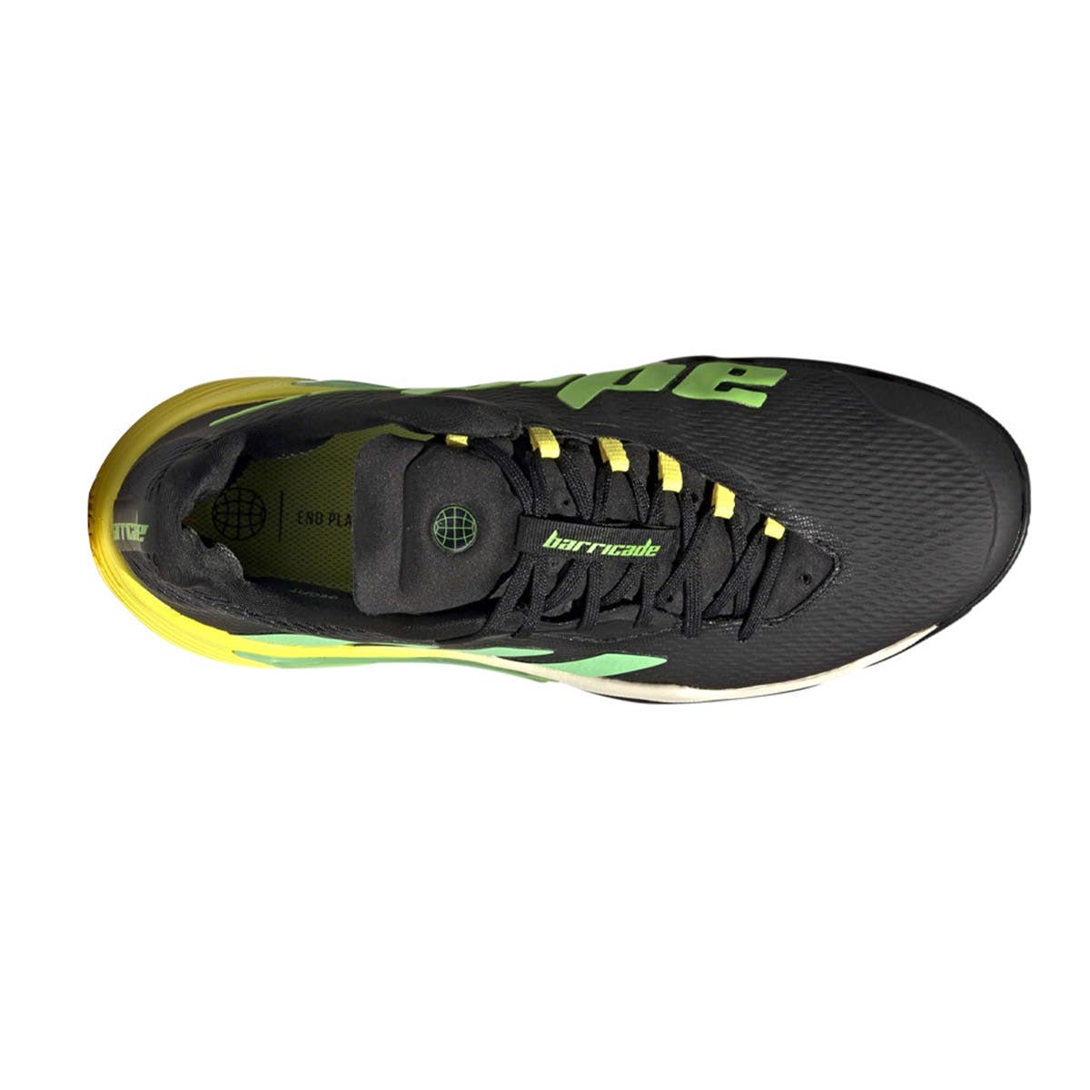 ADIDAS BARRICADE CLAY NEGRO VERDE GY1435