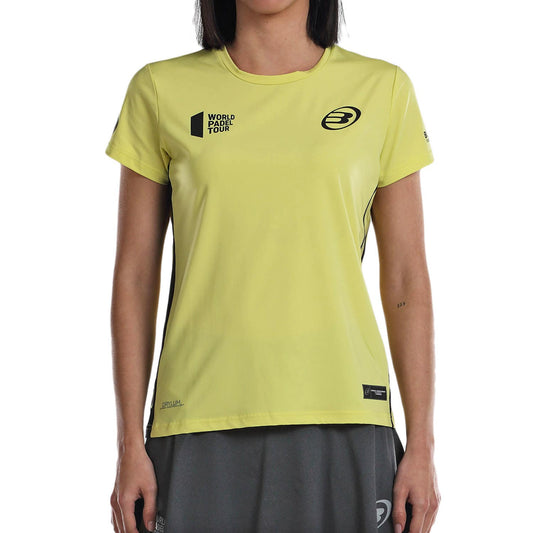 CAMISETA BULLPADEL LLAMA AMARILLO
