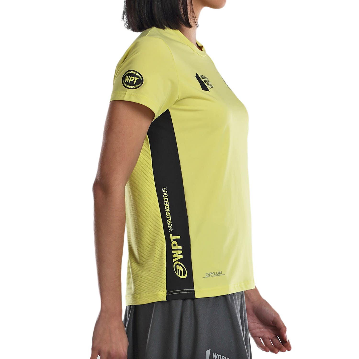 CAMISETA BULLPADEL LLAMA AMARILLO