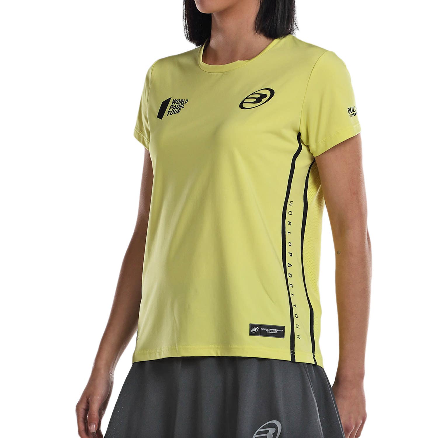 CAMISETA BULLPADEL LLAMA AMARILLO