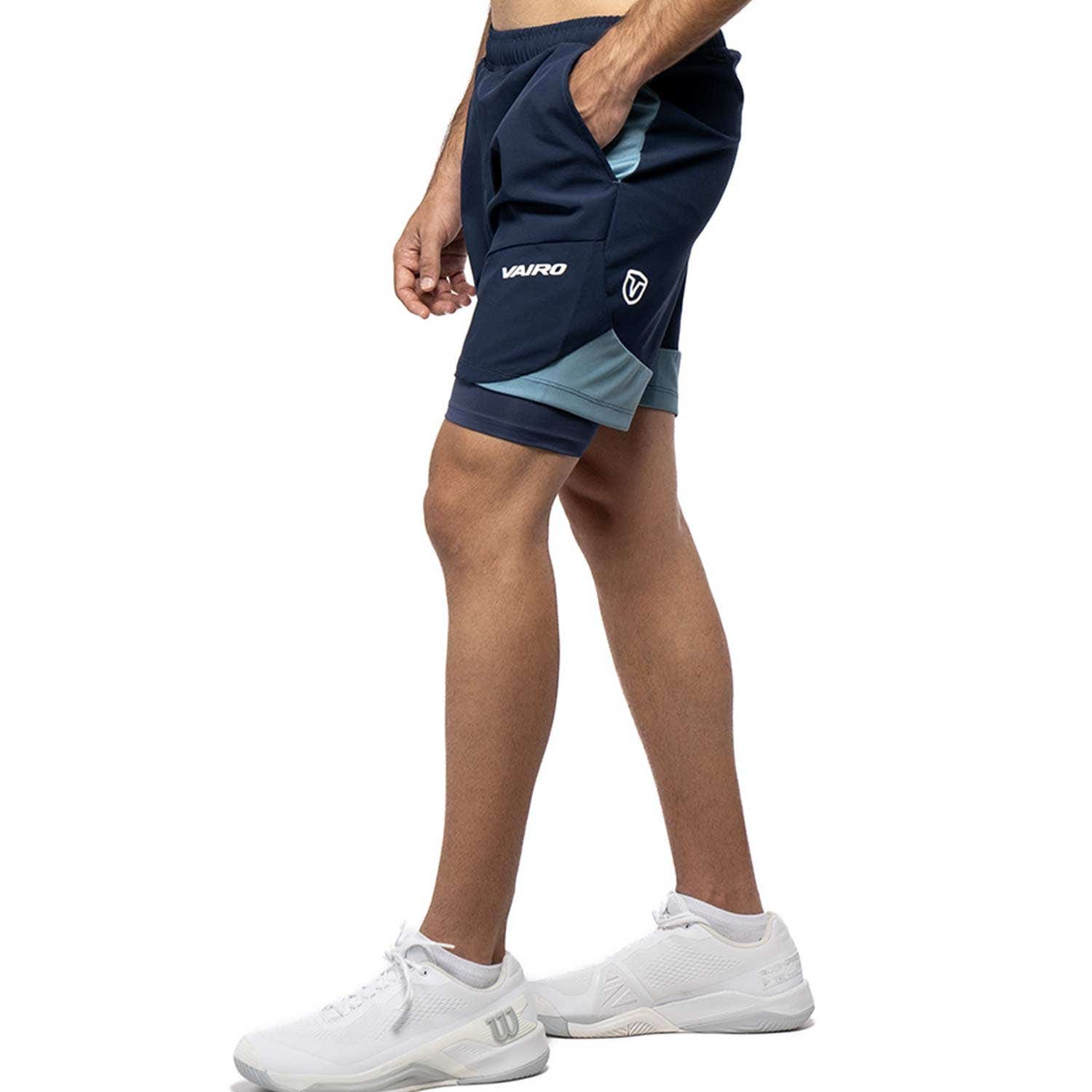 PANTALÓN CORTO VAIRO PRO HOMBRE AZUL MARINO
