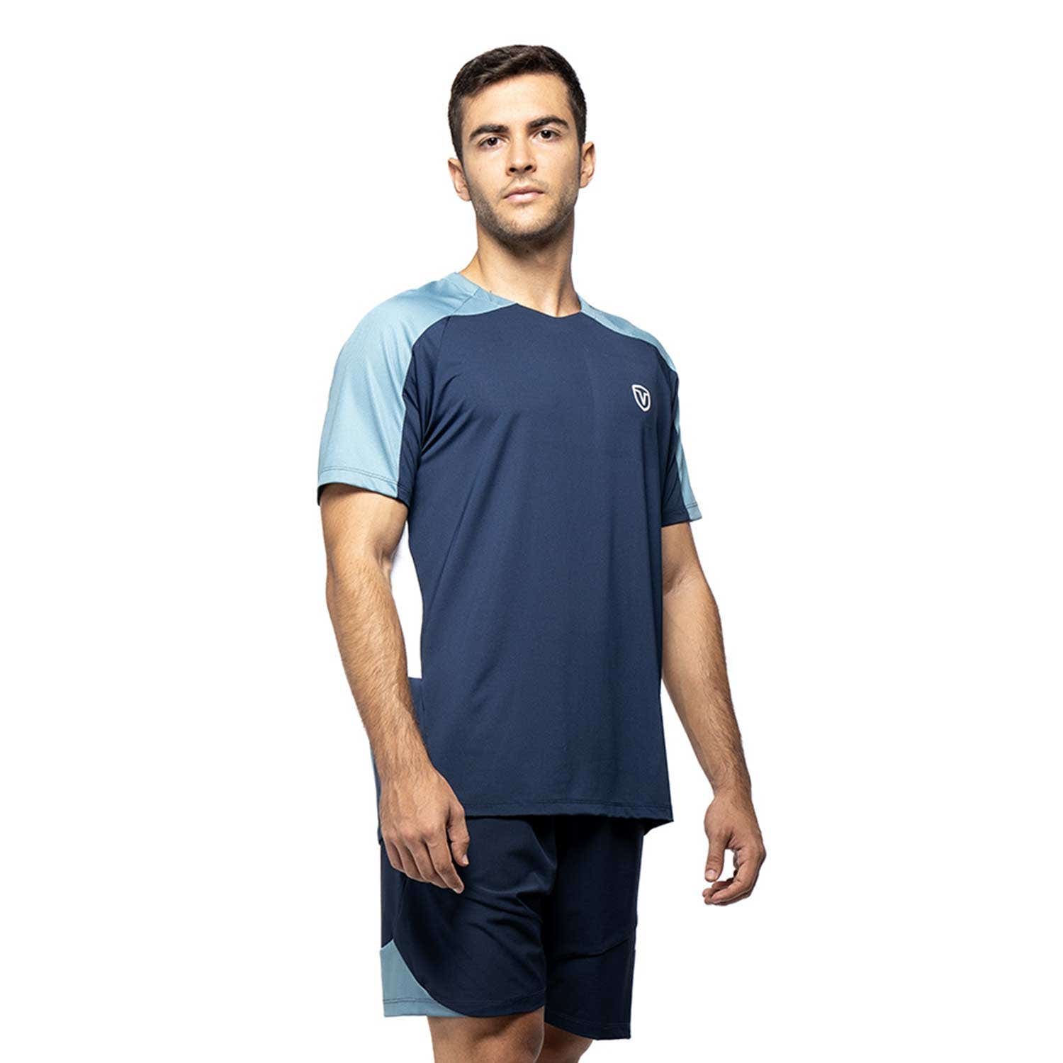 CAMISETA VAIRO PRO HOMBRE AZUL MARINO