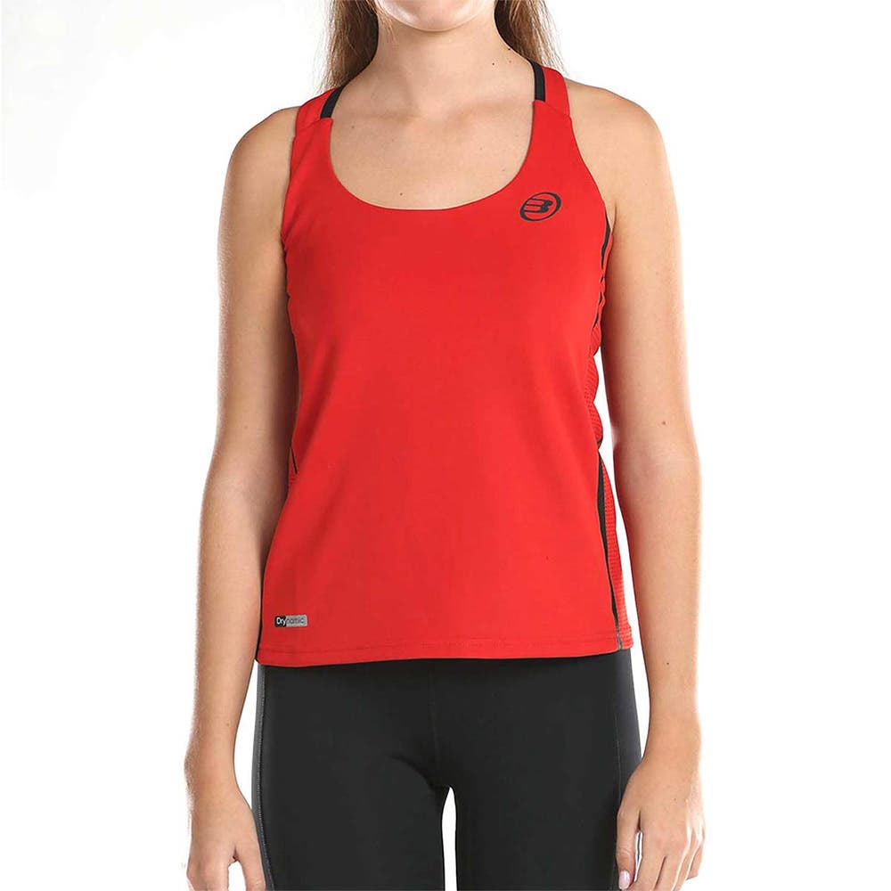 CAMISETA TIRANTES BULLPADEL ORLAS MUJER NARANJA