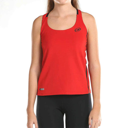 CAMISETA TIRANTES BULLPADEL ORLAS MUJER NARANJA