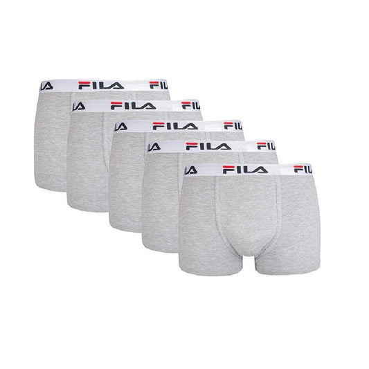 PACK 5 BOXER FILA FU5016/5 400 GRIS