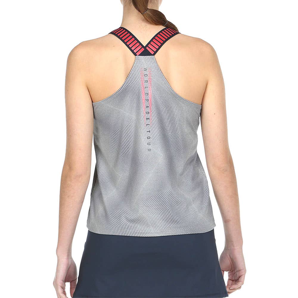 CAMISETA BULLPADEL WPT REVENGA GRIS
