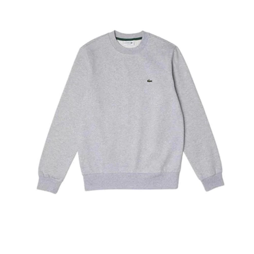 SUDADERA LACOSTE SH9608 PLATEADO