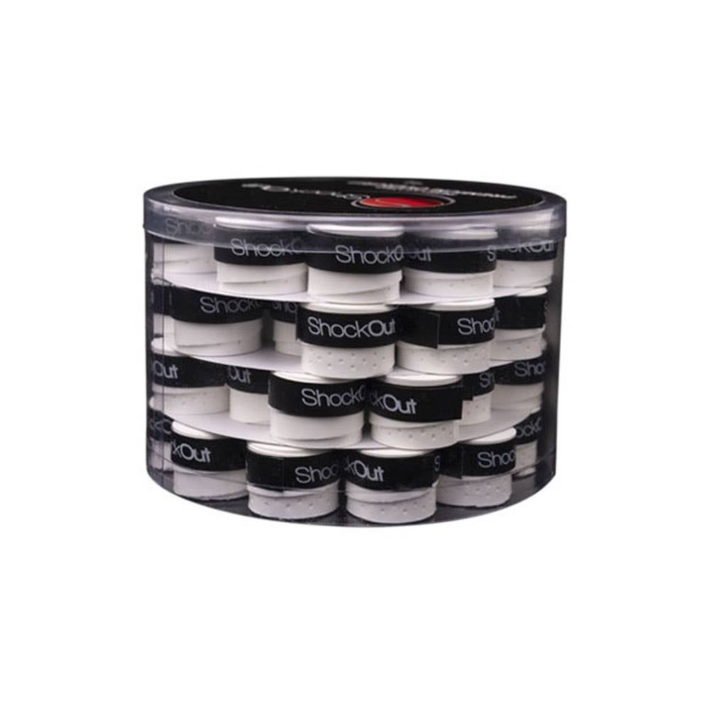 TAMBOR 60 OVERGRIPS PREMIUM PERFORADOS BLANCO