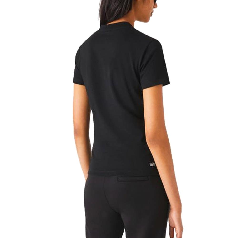 CAMISETA LACOSTE CORE PERFORMANCE MUJER NEGRO
