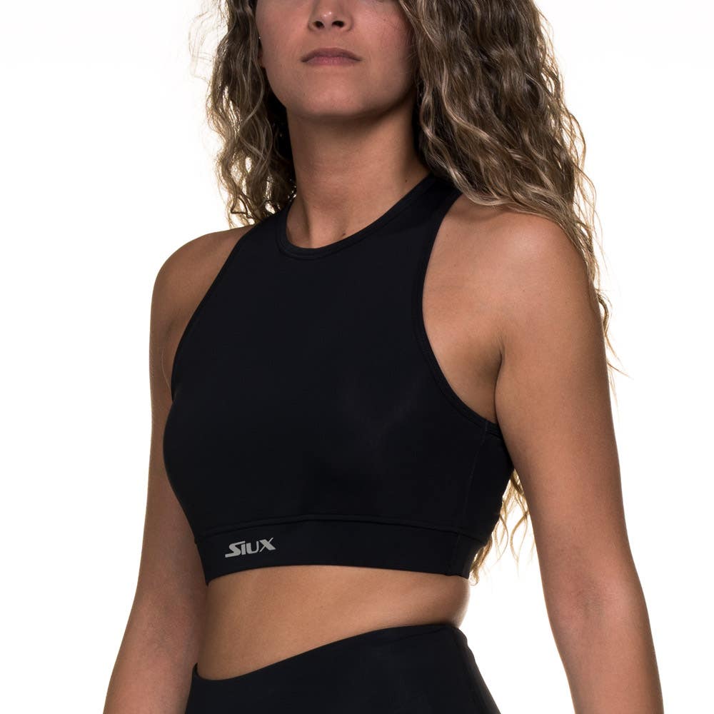 TOP SIUX DIABLO HALTER NEGRO