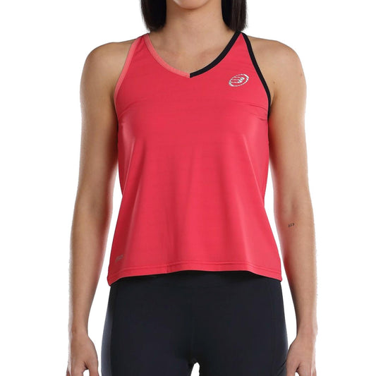 CAMISETA TIRANTES BULLPADEL UNCIA MUJER ROSA